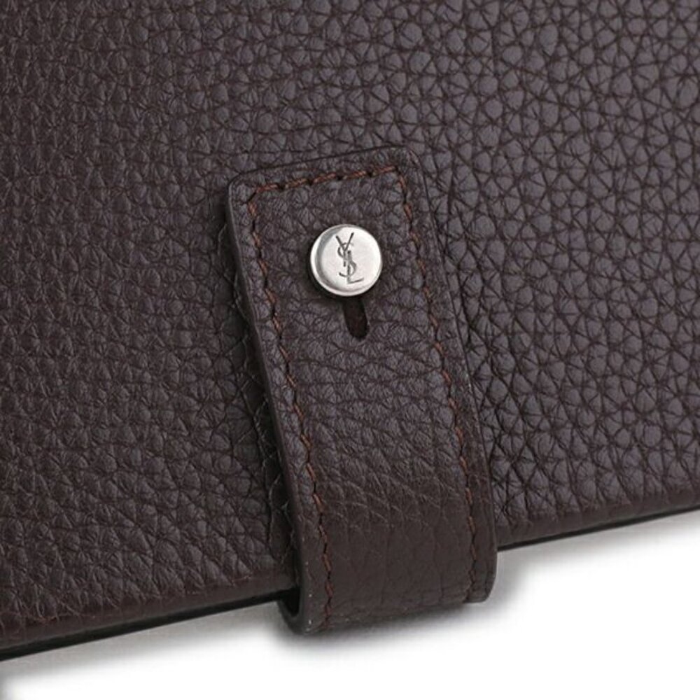 Saint Laurent Bifold Wallet Compact Wallet Bordeaux - Picture 9 of 9